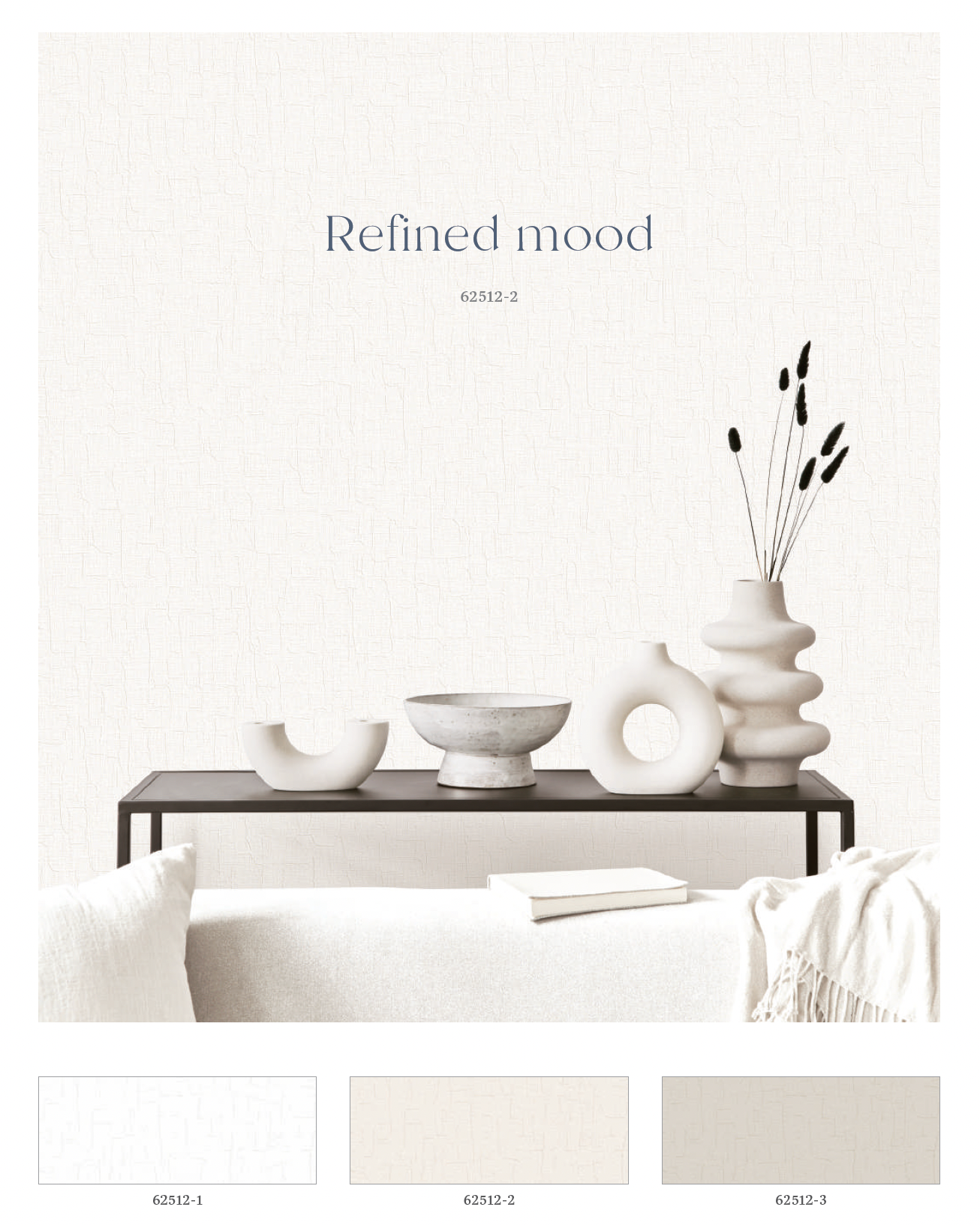 Textured Wallpaper of Premium Quality, Extra Large, Covers 178 sq ft per roll; Abstract in Ivory