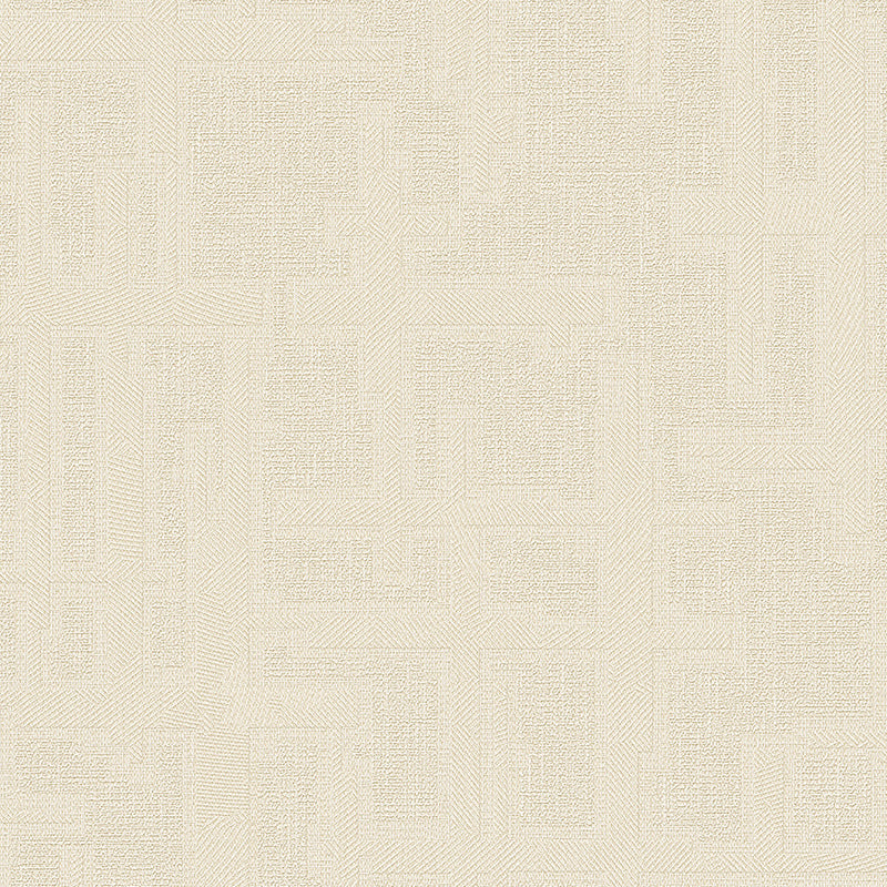 Textured Wallpaper of Premium Quality, Extra Large, Covers 178 sq ft per roll; Fabric in Pale Beige