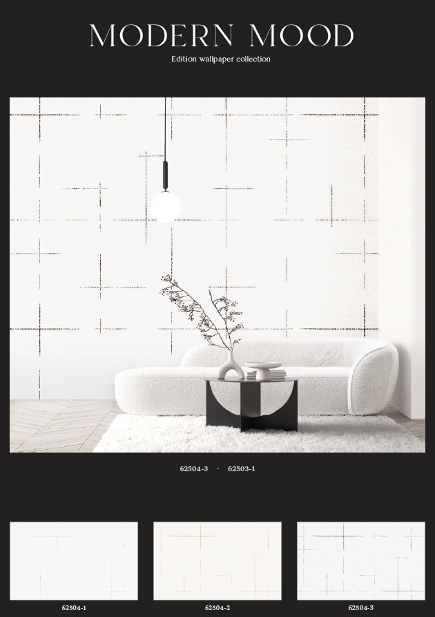 Textured Wallpaper of Premium Quality, Extra Large, Covers 178 sq ft per roll; Abstract in White, Gold