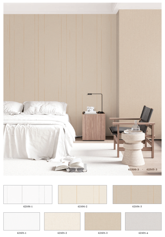 Textured Wallpaper of Premium Quality, Extra Large, Covers 178 sq ft per roll; Abstract in Cream