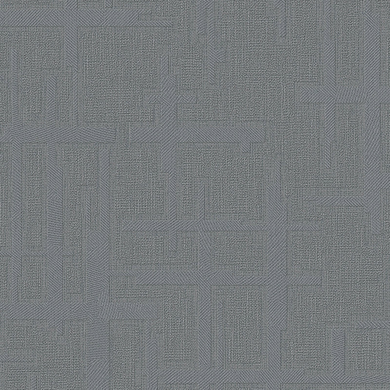 Textured Wallpaper of Premium Quality, Extra Large, Covers 178 sq ft per roll; Fabric in Charcoal, Grey, Black