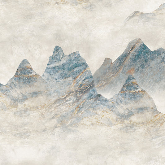 Textured Wallpaper of Premium Quality, Extra Large, Covers 178 sq ft per roll; Rustic, Distressed, Grunge in Blue